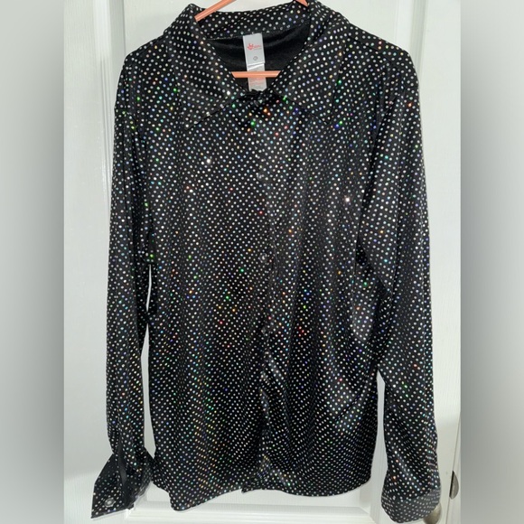 Morph Costumes Disco Dude Metallic Shirt Size XL - Picture 1 of 14